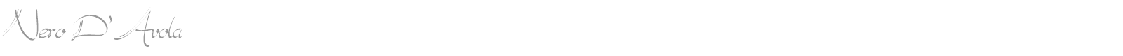 Nero Davola font preview